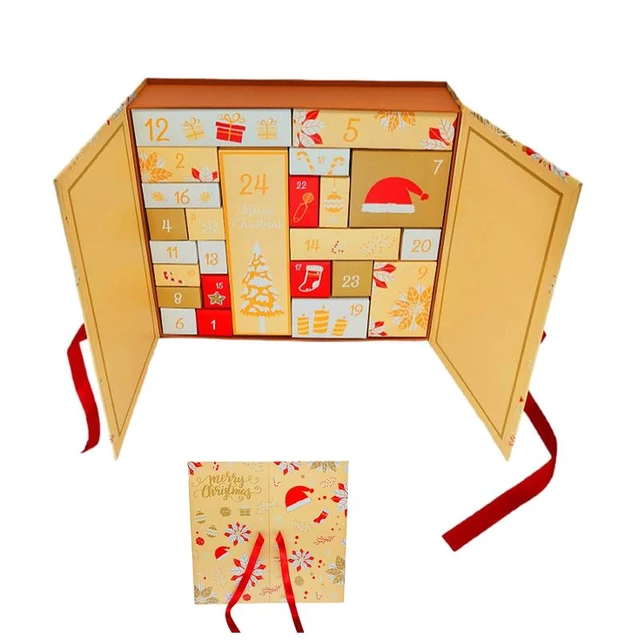 24pcs Advent Calendar Display Case (Case Only ) Refillable Christmas  Countdown Calendar Gift Box For Kids Adults Holiday Decor - AliExpress