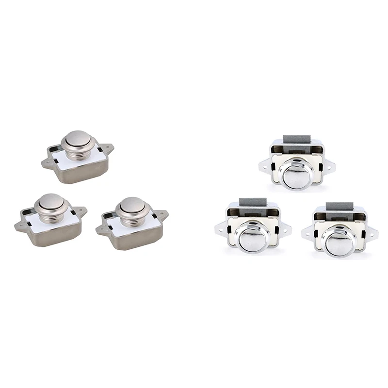 3pcs Camper Car Push Lock Diameter 26mm Rv Caravan Boat Motor