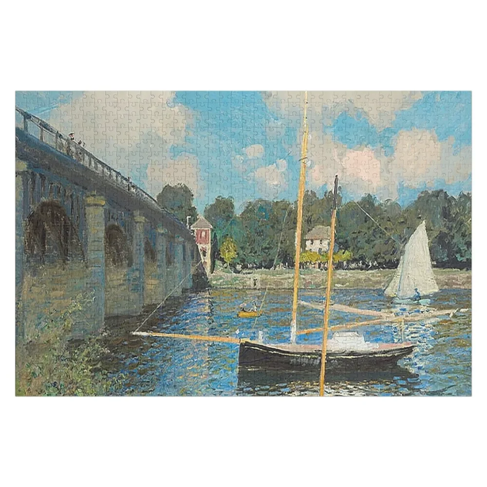 

Art by Claude Monet Jigsaw Puzzle Custom Gift Christmas Toys Baby Wooden Puzzle