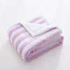 Newborn Thermal Fleece Blanket Soft Swaddle Envelope Wrap Solid Bedding Baby Blanket & Swaddling Infant Quilts 3