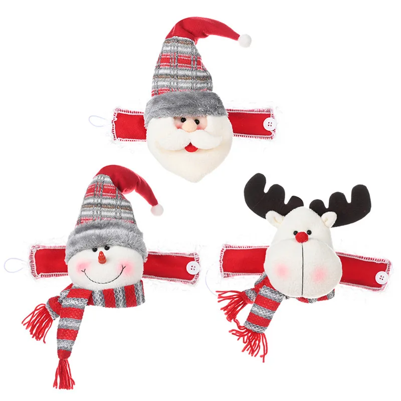 Christmas Curtain Buckle Xmas Santa Claus Curtain Tieback Hook Clips Hanging Ornament Buckle Clip Holdback Window Decor