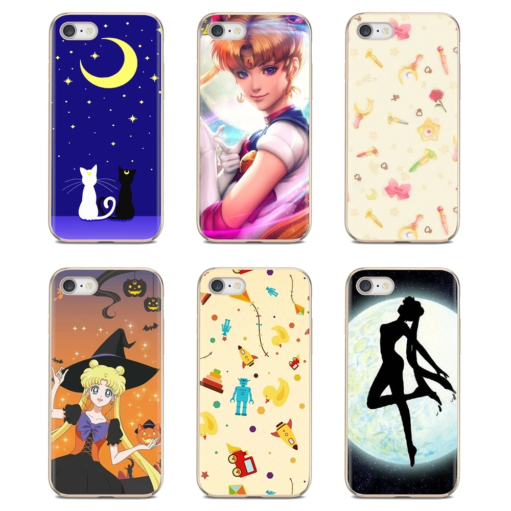 Soft Skin Cover For Huawei P50 P30 P40 P20 P8 P9 P10 Lite Pro 2016 2017 P Smart Plus 2019 Japanese Anime Sailor Moon |