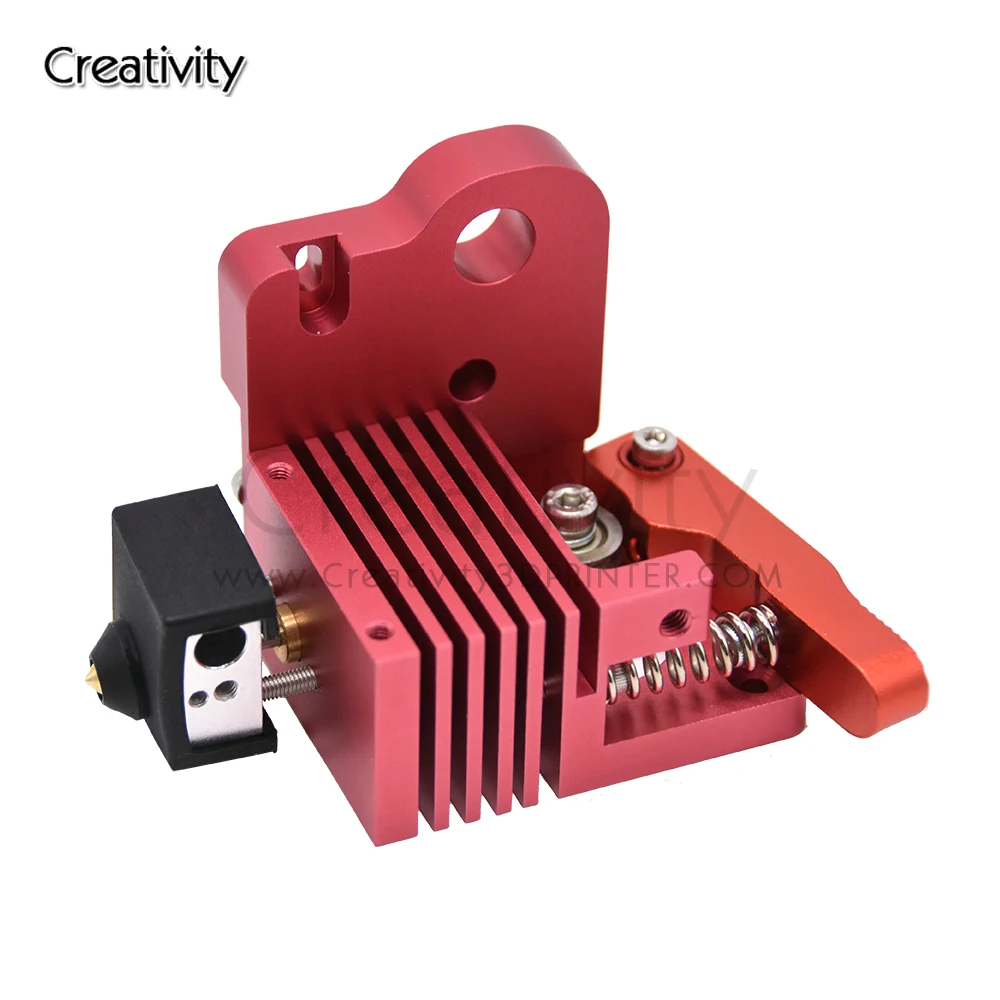 3D Printer Parts Metal Direct Extruder Kit 12V/24V Hot End Kit Screw Wrench Ender 3/Ender-3V2/CR-10 Nozzle Extrusion Motor