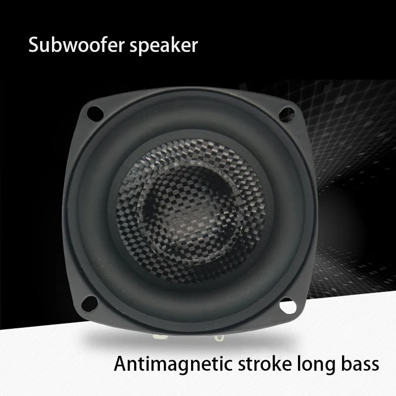 US $20.22 25~40W 3 Inch Speaker 4ohm~8ohm Woofer Subwoofer Speaker Bass Hifi Speaker Unit Glass Fiber Woven Basin Low Frequency Powerful