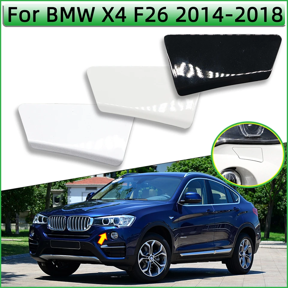 For BMW X4 F26 Ordinady Version 2014-2018 Front Bumper Left Right Headlight Washer Nozzle Cover Shell Cap 51117389892 Auto Parts