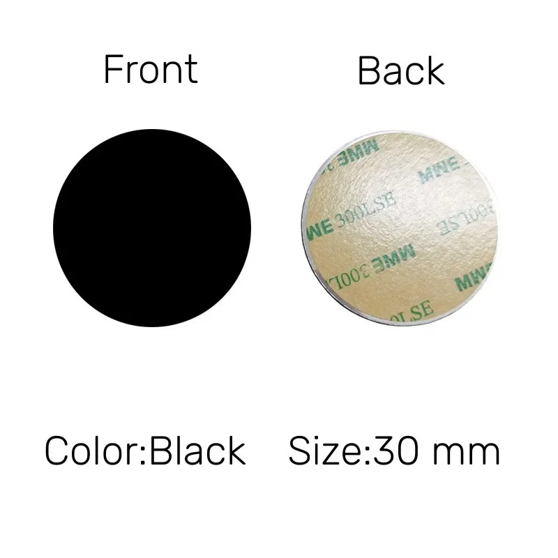 5pcs 30mm 35mm 40mm 50mm 60mm Magnetic Metal Plate For Car Phone Holder Iron Sheet Disk Sticker For iPhone 12 11 X 7 8 Xiaomi — view 5