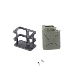 RC Car Metal Trailer Tow Hook Accessories - Premium Decoration (Oil Tank2 green)