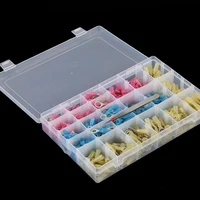 ชุดขั้วต่อสายไฟแบบหดด้วยความร้อน 480 ชิ้น ชุดขั้วต่อไฟฟ้าแบบกันน้ำ ขั้วต่อแบบต่อประกบ ขั้วต่อแบบสเปด ขั้วต่อแบบแหวน ขั้วต่อแบบประกบ 4