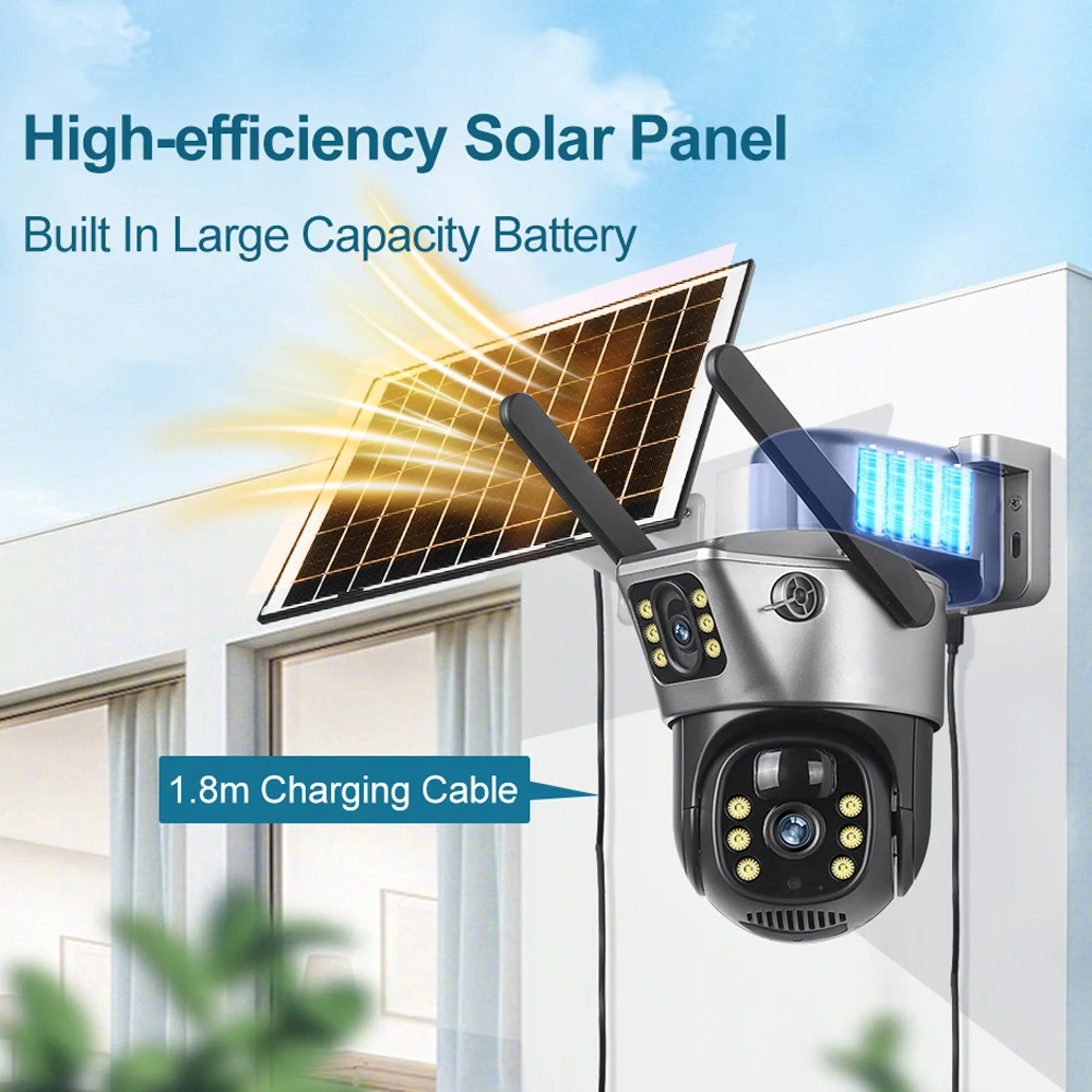 4G/WiFi Solar Outdoor Security Camera 2