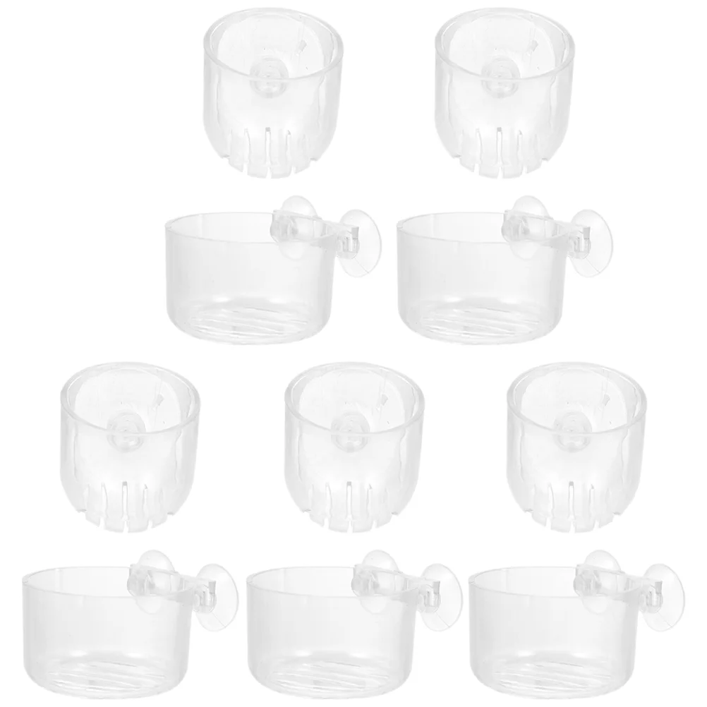 

Aquatic Plant Cup Bait Feeder Cups Aquarium Holders Fish Tank Planter Decor Hanging