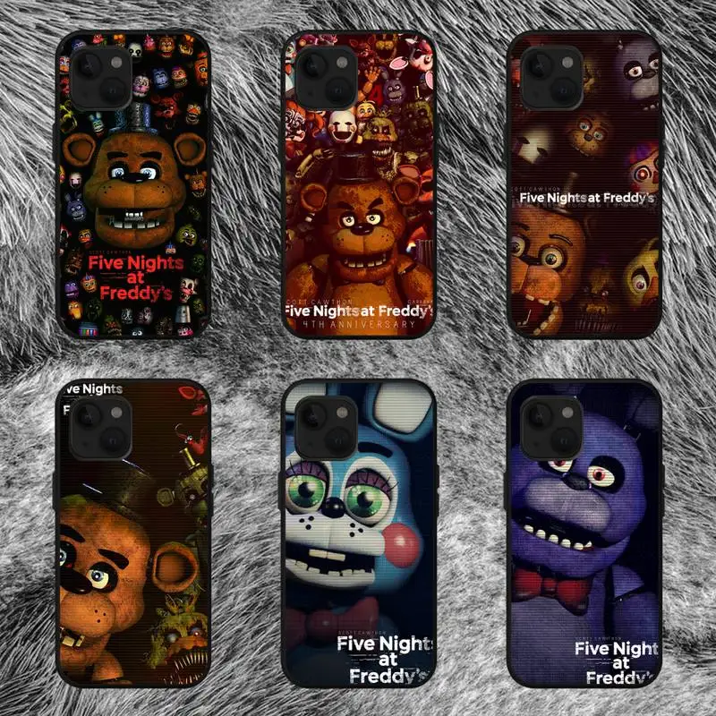 

F-Freddys at Five Nights Phone Case For iPhone 11 12 Mini 13 14 Pro XS Max X 8 7 6s Plus SE XR Shell