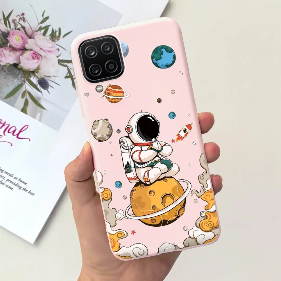 NEW Design For Samsung Galaxy A12 Case Silicone TPU Back Cover For Samsung A12 M12 F12 Galaxy M12 India  Funda Couqe Bumper