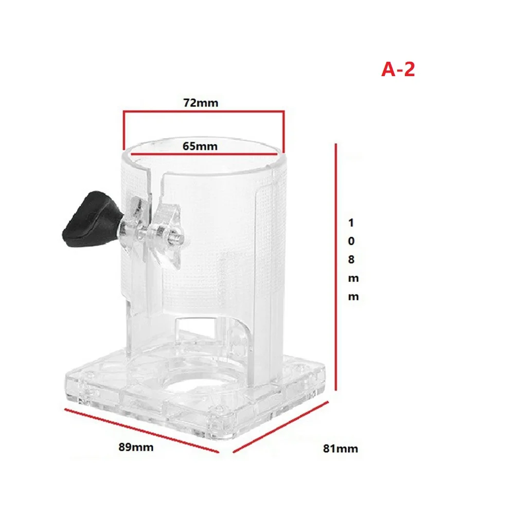 Trimming Machine Transparent Base 3703 Wooden Router Base For MakitaRT0701C Woodworking Trimming Machine Accessories 4