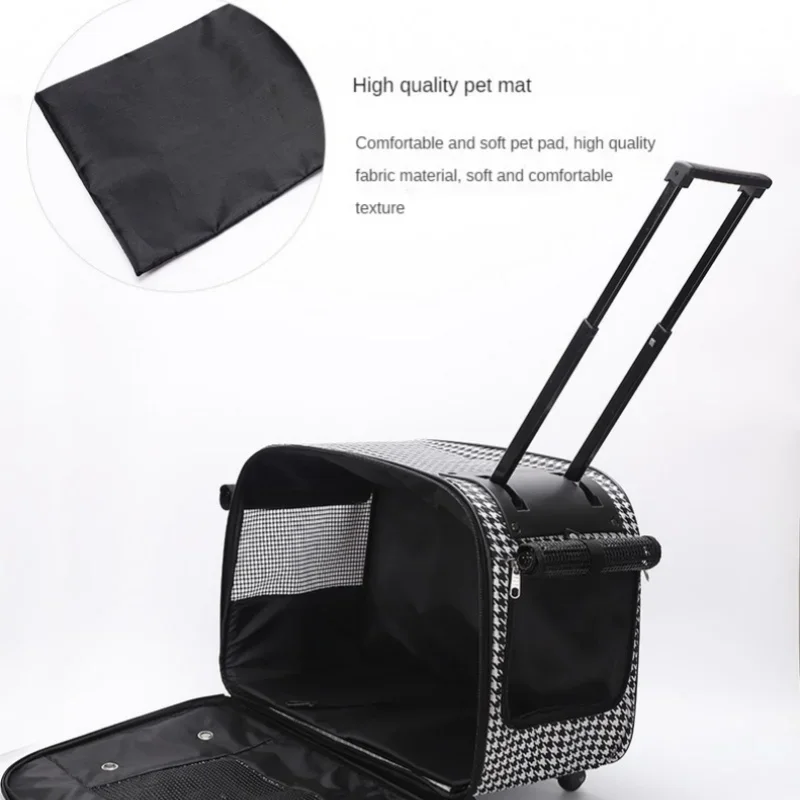 Extra Large Portable Pet Trolley Case, Detachable Dog Trolley Case, Large Foldable Pet Bag Cat dog Travel Carrier Bag