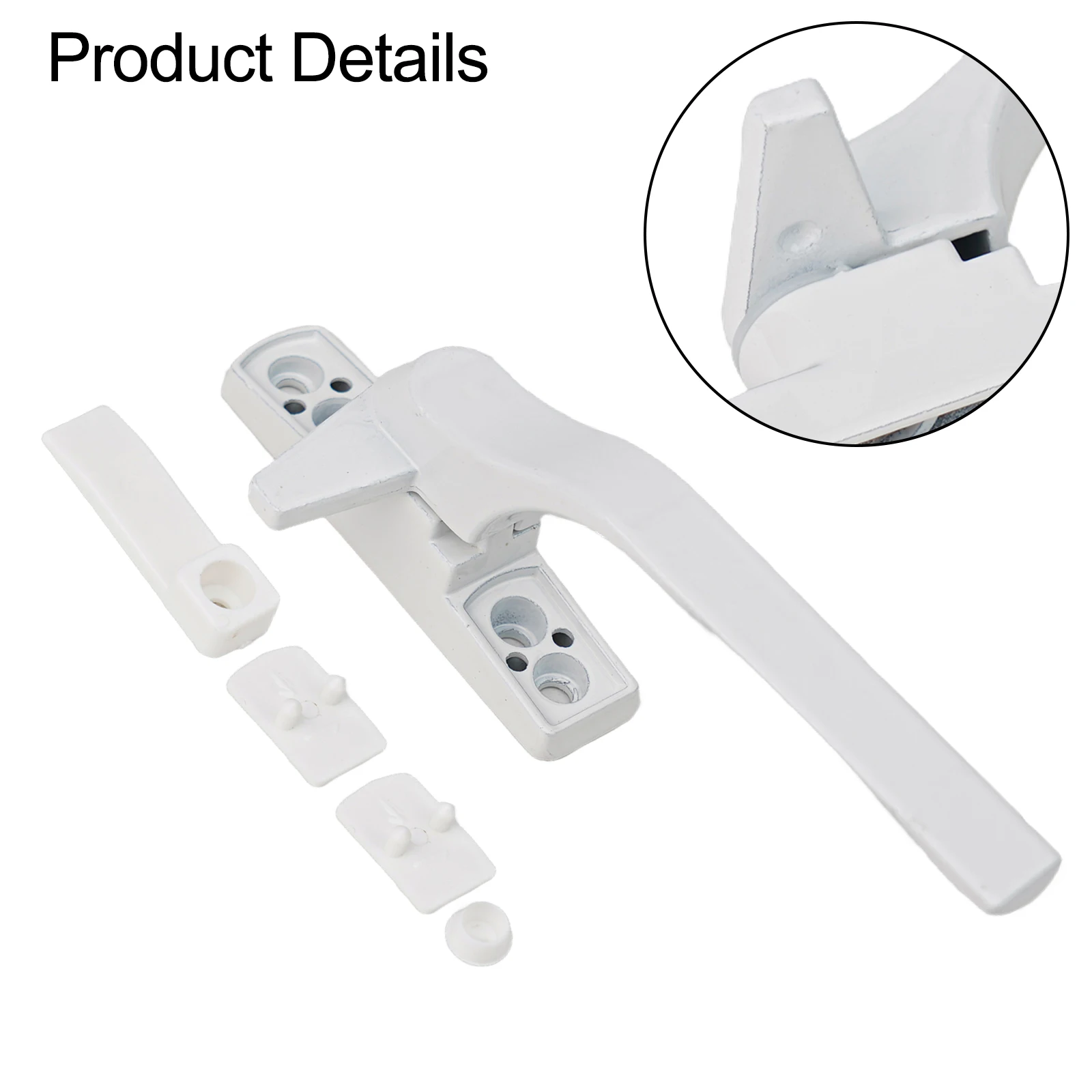 External Flat Handle Window Left Right Hand Aluminum Alloy 7mm Wide Handle Window Accessories Building Hardware Handles window handles