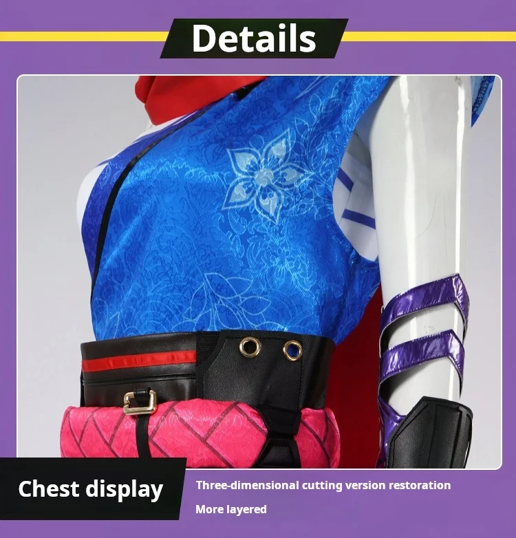 Marvel Rivals: Betsy Braddock (Psylocke) | Blue Cosplay Costume Set 30 Marvel Rivals Psylocke Cosplay Costume for Women (Unofficial)