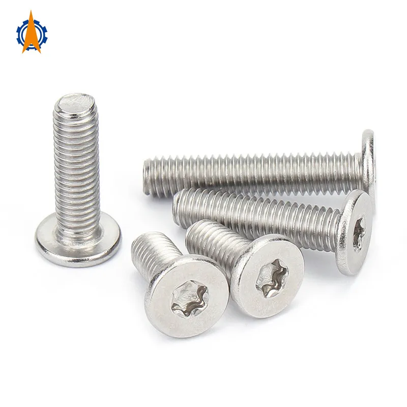 Vite A Testa Sottile Torx Nera M2 M2.5 M3 M4 M5 M6 Bulloni A Testa Torx Ultra Sottile A Sei Lobi In Acciaio Inossidabile Con Wafer Piatto 10 Pezzi, 10 Pezzi, M2,5x3mm - Foto 11