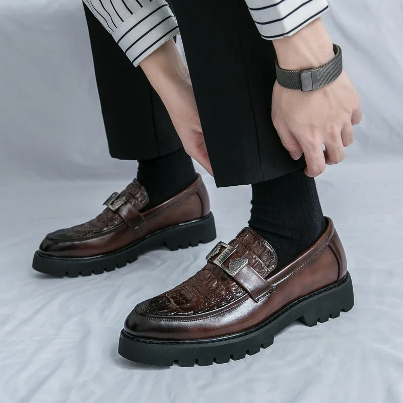 S42aadf9276ff43e29ec73babf8a7cad7l Stylish VIPOL White Loafers for Men Slip-On Dress Shoes for Parties