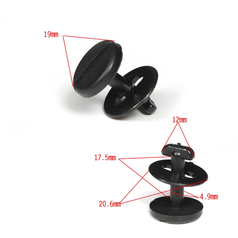 

Черные напольные заклепки, зажимы для ковриков, фиксаторы для BMW E46/318I/325I/X3, 10 шт., нейлоновые прочные заклепки высокого качества