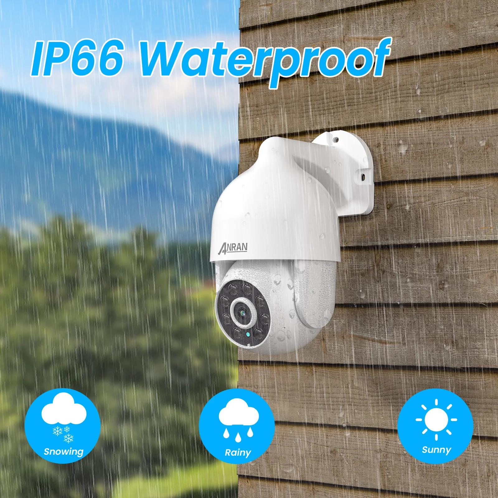 【新品】ANRAN ホームセキュリティシステム HDカメラキット ANRAN HDカメラキット 8台セット