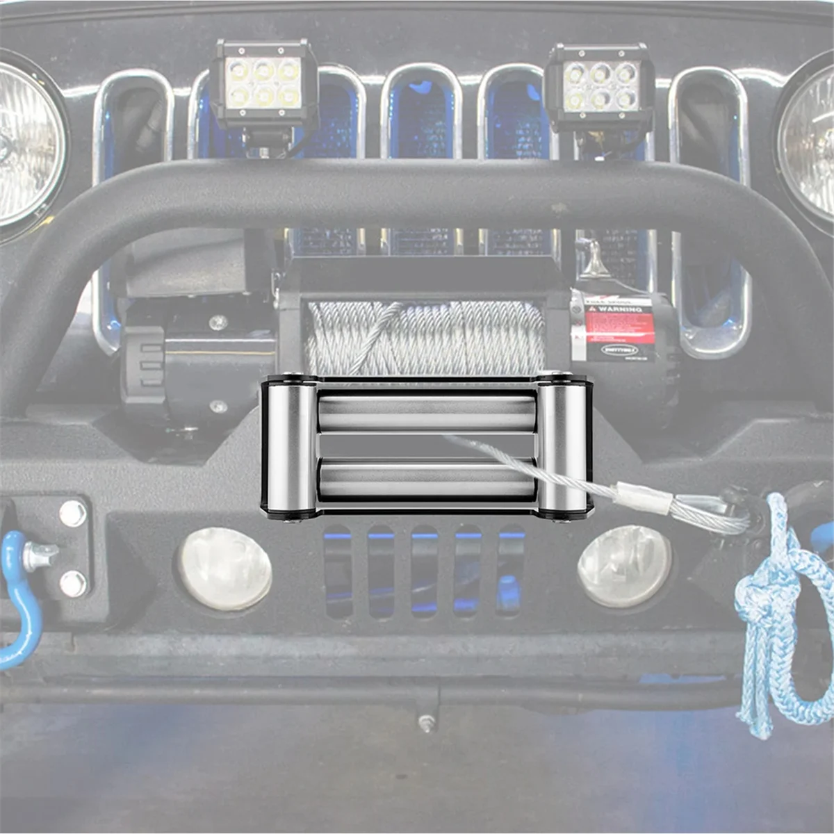 새로운 윈치 롤러 페어리드 케이블 리드 가이드 ATV 윈치 UTV 액세서리와 호환되는 볼트 센터 설치가 가능한 케이블 리드