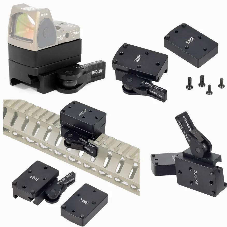 

RM QD крепление с подставкой для RMR Mini Red Dot Sight автоматический замок подходит для 20 мм планки Вивера Пикатинни