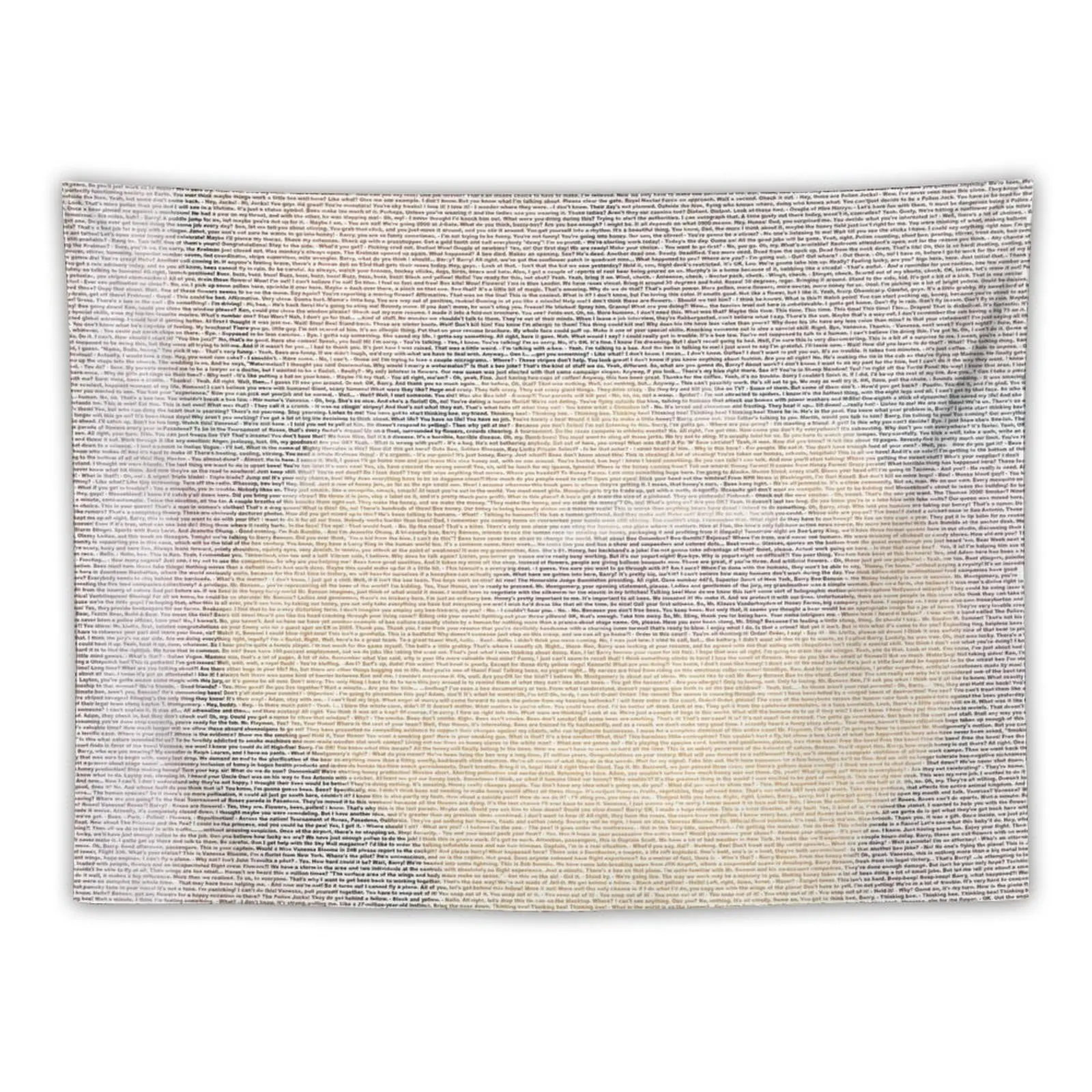 Entire bee movie script Tapestry Aesthetics For Room Decorations For Your Bedroom Tapestry