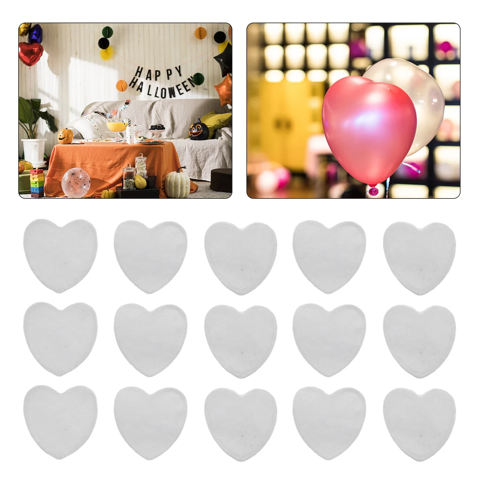 Tissue Paper Biodegradable White Heart Confetti Birthday Party Wedding Love Balloon Filling Material Wedding Decoration 10000pcs wedding supplies