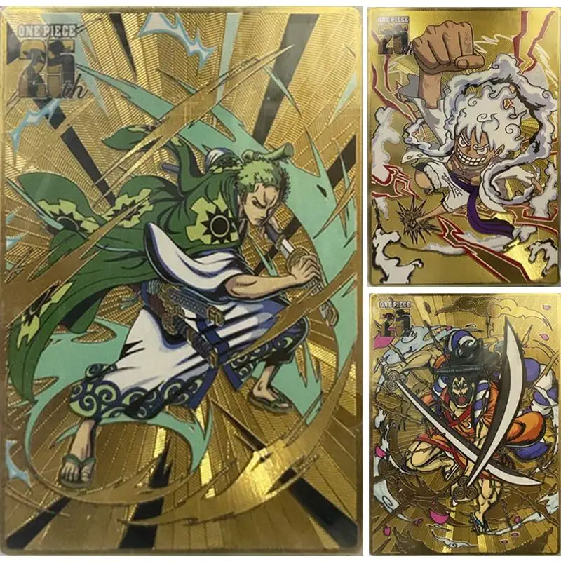 Anime One Piece Monkey D. Ruffy Roronoa Zoro Kozuki Oden Collection Medal Card Giocattoli Di Intrattenimento Periferiche Bidimensionali