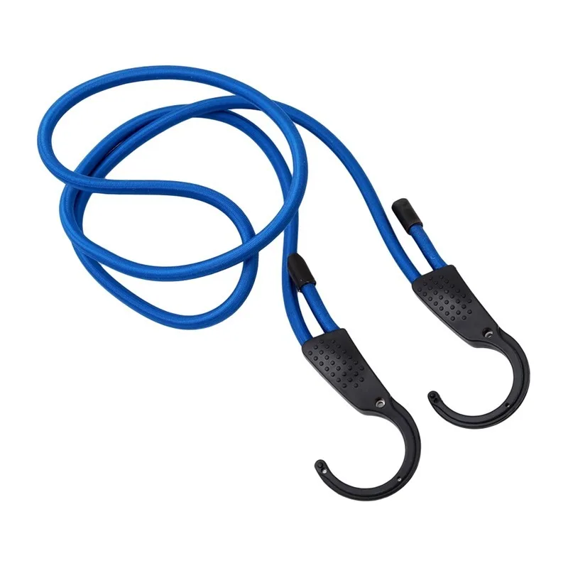1.5M Adjustable Tension Belt Elastic Strap Car Clothesline Hook Cargo Luggage Lashing Buckle Rope For Motorcycle Travel ﻿