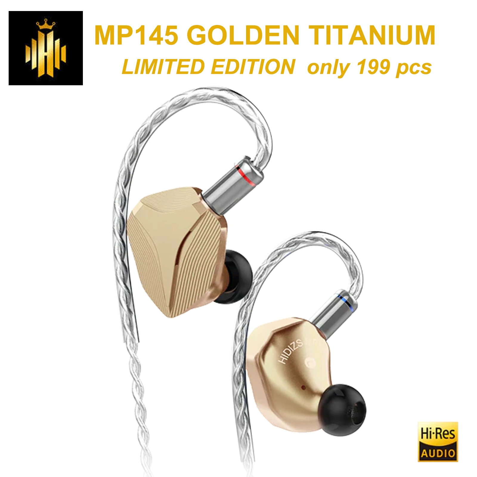 Hidizs MP145 Limited Golden Titanium