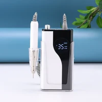 65w Coreless Motor Nail Drill 35000RPM Machine Rechargeable Powerful Cordless Efile Moving-coil LCD Display Lightweight Battery 2