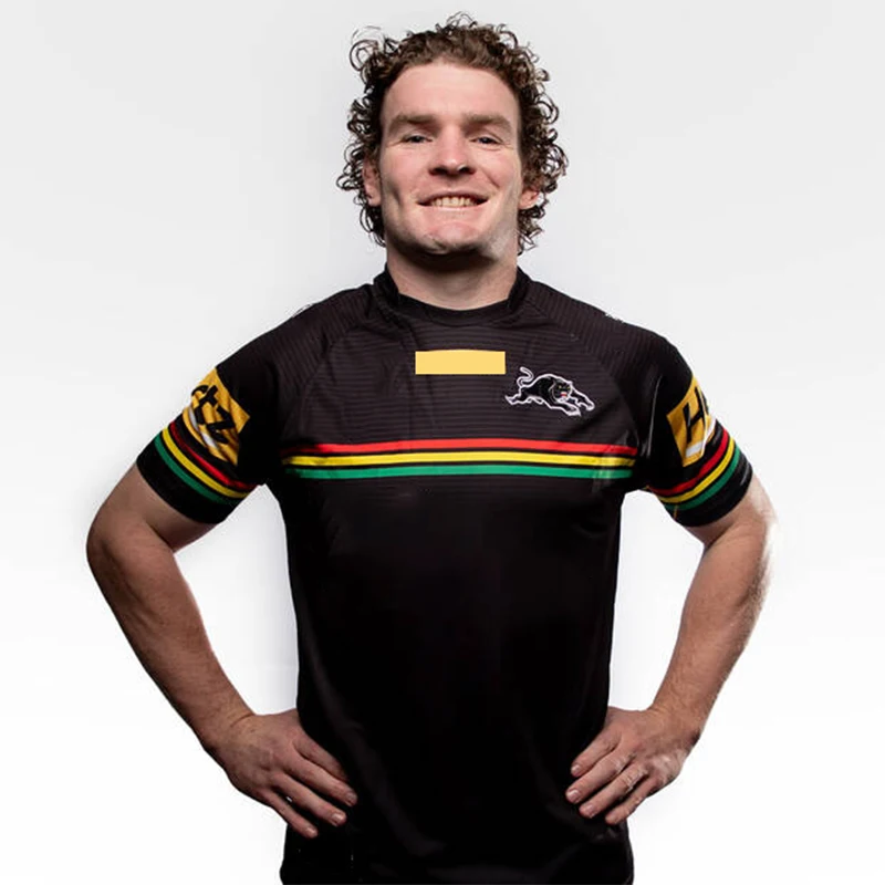 Black Panthers Men's ANZAC/Home and Away/Legion/Indigenous/Training Clothing/High Quality Home and Away