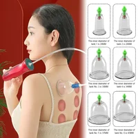 Electric Intelligent Scraping and Cupping Device Household Wireless Cupping 6 Cans Painless Scraping Dredge Meridian Health Care 1