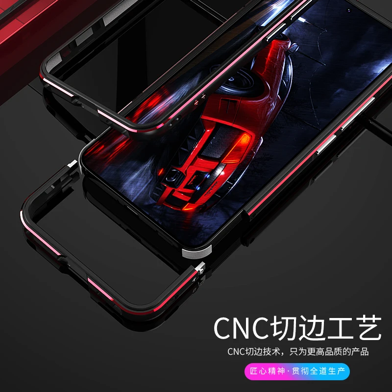Matching Colors Aluminum Metal Bumper Case For ZTE Nubia Z40 Pro Z40Pro Film Cover CASE Len Carmera+Frame Protector