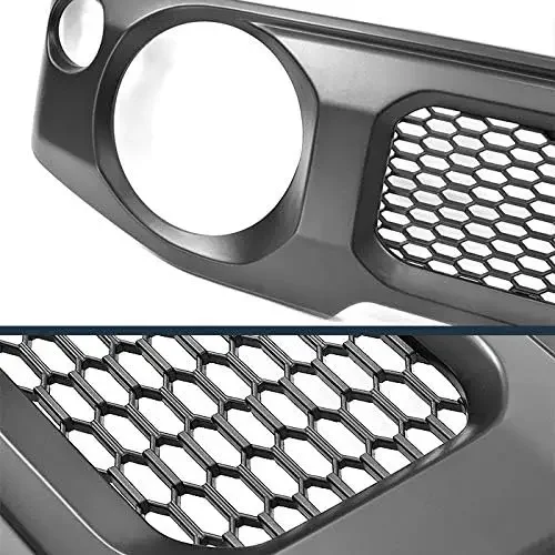 TELLIKA Jimny Accessories ABS grill Matte Black Front Bumper grille For -Later suzuki jimny JB64W JB74 5 door