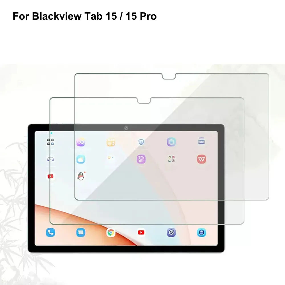 

2 шт., закаленное защитное стекло для Blackview Tab 15 Pro