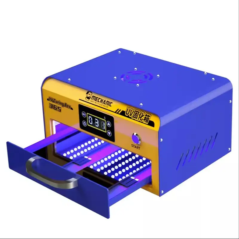 

MECHANIC 365 LED Cold Light Source UV Curing Box,Mobile Phone Repair,Shadowless Glue, OCA Bonding Oven,Curved Screen Repair Tool