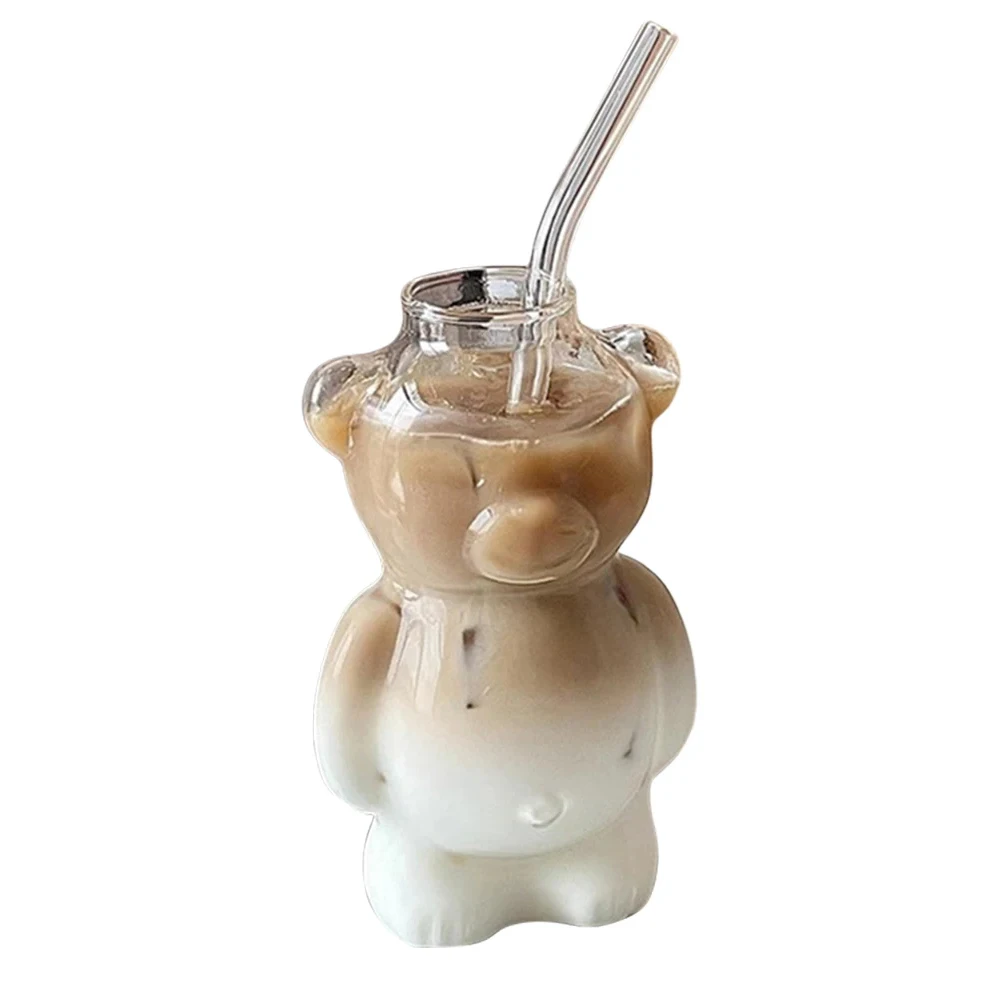 Bear Mug with Straw