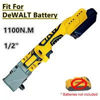 Fit For DeWALT 20V Battery 1100N.m Brushless Ratchet Wrench 1/2'' Cordless Impact Driver Electric Screw Nut Repair Power Tools 1