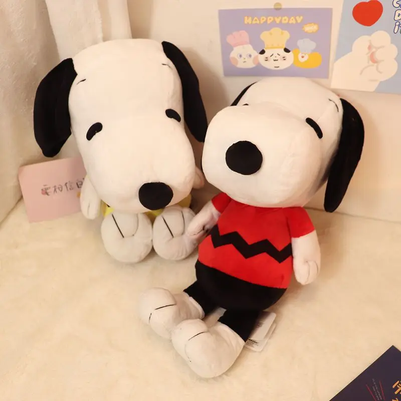 

Kawaii Snoopy Plush Doll Cartoon Creative Cute Little White Dog Plush Toy Pillow for Girls and Children Birthday Gifts