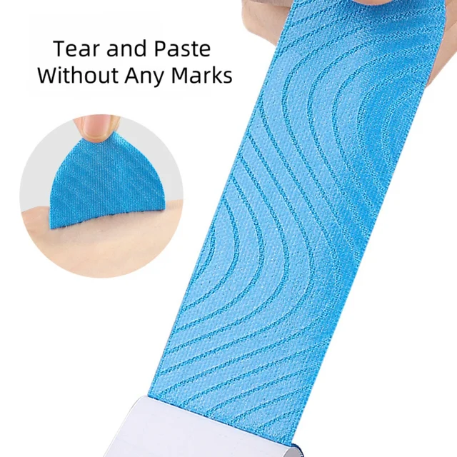 Elastic Pre-Cut Knee Support Muscle Tape Colorful Kinesiology Tape Waterproof Breathable Athletic Tape Anti-Strain Tension Tape 3