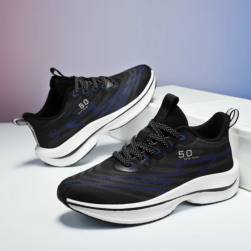 Running Shoe Stiff Sole Xtep Running Shoes Men Breathable