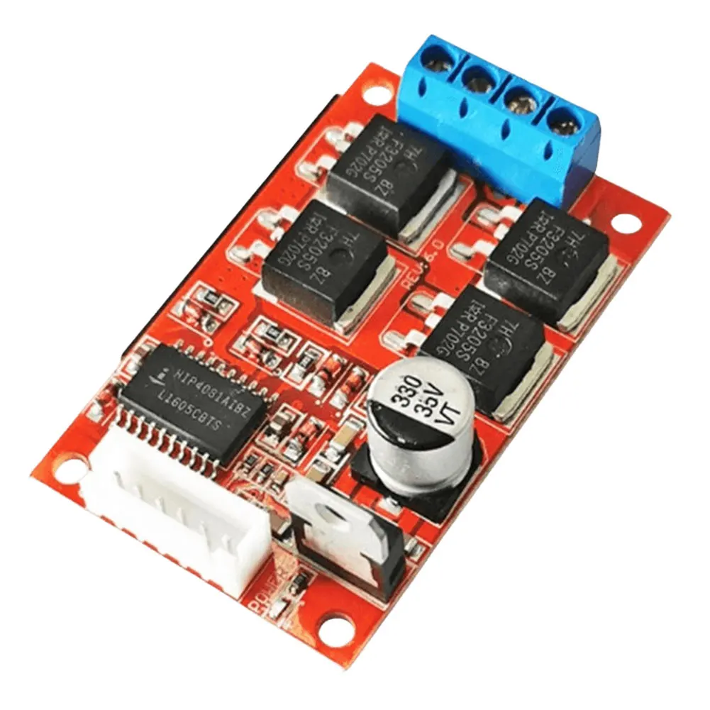 High Power H Bridge PWM Motor Driver Board 12V 24V 36V DC Motors Bidirectional Control Reversing Brake