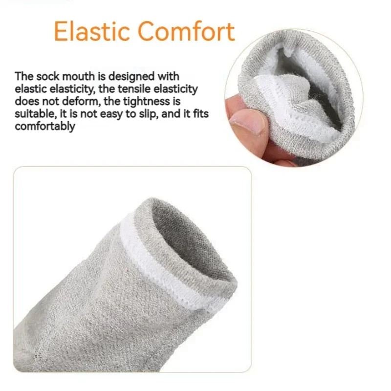 Anti Cracking Socks Moisturizing Gel Heel Socks for Dry Cracked Feet Spa Sock Toeless Sock for Dry Cracked Heel Feet Repair