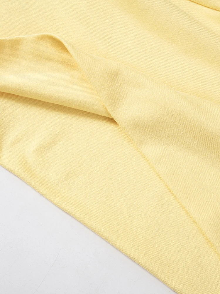 Incline Shoulder Vests Women Solid Concise Summer Stacked Ruched Slim Crop Tanks Female Basic Street Holiday Wild Tops