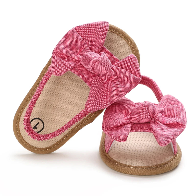 S42ac9b4cd8544006ae6144affde53959u 0-18m summer newborn girl baby boy sandals butterfly flat bottom cork shoes in a variety of good-looking colors