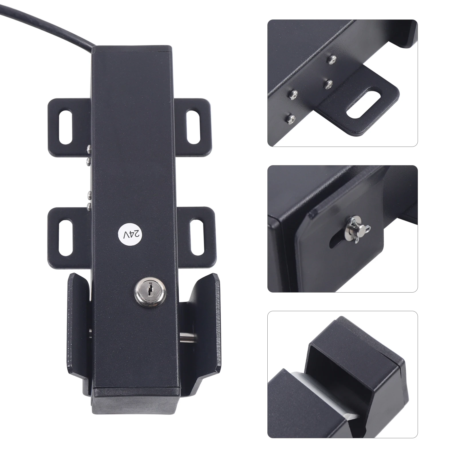 Toggle Latch Door Lock 24V 60W 1.5A Electric Gate Latch Lock for Swing Gates Double or Single Leaf