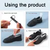 6-1pair Plastic Shoe Stretcher Length Adjustable Boots Holder Crease-resistant Durable Shoe Trees for Leather Shoes Sports Shoes 5