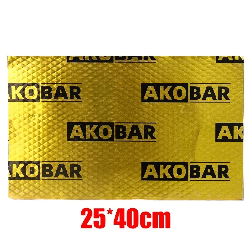 Self-Adhesive Soundproofing Pad - Noise Reduction Butyl Thickening 25x40cm